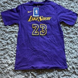 The Nike Tee- Lakers NBA Youth City Edition- LeBron James